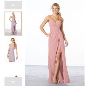 Mori Lee Desert Rose bridesmaid dress